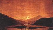 Caspar David Friedrich Mountainous River Landscape (mk45) oil painting picture wholesale